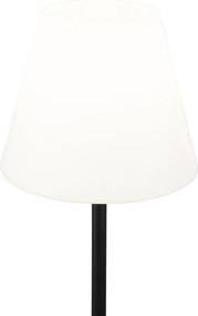 Inteligentna lampa podłogowa czarna z białym kloszem 35 cm IP65 z WiFi A60 - Virginia