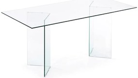 Szklany stół 90x180 cm Burano – Kave Home