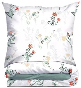 Pościel Bawełniana Greno Premium Saggio 200x220 Zielona GRENO