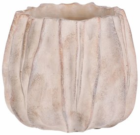 Betonowa osłonka na doniczkę M1, beżowy, 22 x 18 cm, 22 cm