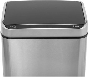 Kosz na śmieci automatyczny 40L, stal nierdzewna
