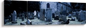 Obraz - Ciemna noc (170x50 cm)