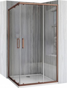 Kabina prysznicowa Rea City 80x100 Miedź Szczotkowana