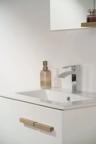 Szafka pod umywalkę L-WOOD 79 cm biały połysk KROFAM