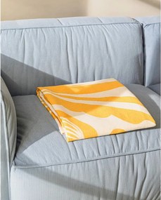 Żółty koc 165x200 cm Lino – noo.ma