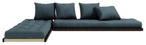 Sofa rozkładana z niebieskim obiciem Karup Design Chico Petrol Blue