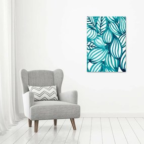 Nowoczesny fotoobraz canvas na ramie pionowy Liście