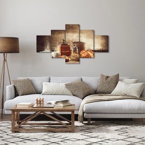 Obraz - Kawa i śniadanie (125x70 cm)