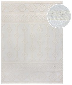 Kremowy dywan z szenilu 160x240 cm Shyla – Flair Rugs