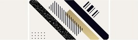 Obraz - Kształty geometryczne N⁰5 (170x50 cm)