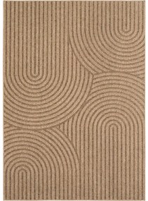 Dywan zewnętrzny Timber Geometria beżowy 120 cm x 170 cm