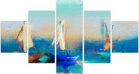 Obraz - Malarstwo krajobrazowe, malarstwo (125x70 cm)