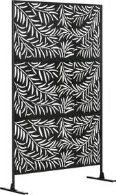 Outsunny Osłona Do Ogrodu 122x45x198cm Stalowy Stabilna Na Zewnątrz | Aosom PL