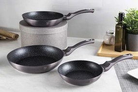 Komplet 3 patelni granitowych na każdy typ kuchenki D6-T95