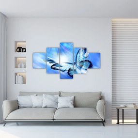 Obraz - Motyl, symbol nadziei (125x70 cm)