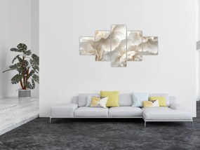Obraz - Delikatne piwonie (125x70 cm)