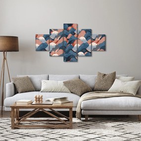 Obraz - Fale i wzgórza (125x70 cm)
