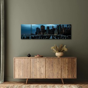 Obraz  - Widok na drapacze chmur Nowego Jorku (170x50 cm)