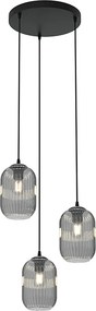 Nowoczesna lampa wisząca w stylu industrialnym - 3X D163 T8-D12