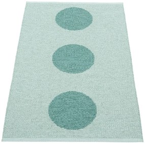 Turkusowy dywan odpowiedni na zewnątrz 70x120 cm Vera Pop Jade – Pappelina
