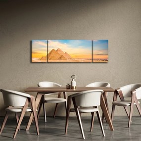 Obraz egipskich piramid (170x50 cm)