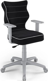 Młodzieżowe krzesło do biurka Duo Grey rozmiar 6 (159-188 cm)