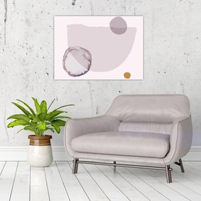 Obraz na szkle - Fioletowy minimalizm N⁰2 (70x50 cm)