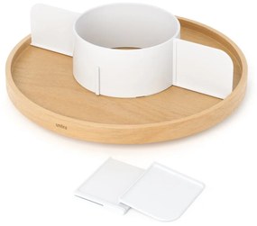 Naturalny drewniany organizer łazienkowy Bellwood – Umbra