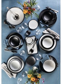 Czarny ceramiczny talerz Maxwell &amp; Williams Caviar Baguette