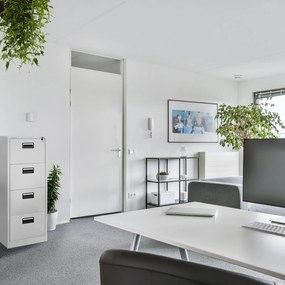 Metalowa szafka kartotekowa 46x62x132 cm Sara V004 szara