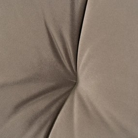 Sofa z Funkcją Spania SEUL Rozkładana Dwuosobowa Welurowa Beżowa Glamour