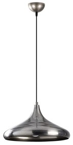 Lampa wisząca w kolorze srebra z metalowym kloszem ø 35 cm Nile – Opviq lights