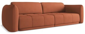 Pomarańczowa sofa 210 cm Hoku – Makamii