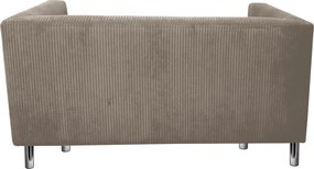 Sofa Monaco : Kolor nogi - Chrom, Kolor tkaniny - Paros2/Poso2, Typ tkaniny - Kronos/Poso, Wysokość nogi - 15 cm