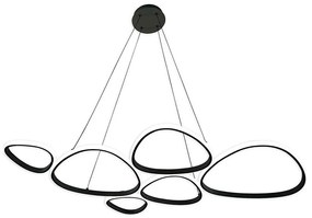 Żyrandol LED na lince PETRA LED/58W/230V 4000K czarny