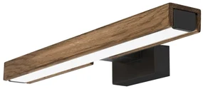 Brilagi-LED Łazienkowe oświetlenie lustra WOODY MIRROR LED/8W/230V IP44 dąb/czarny