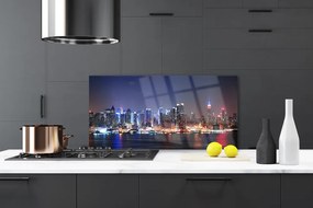 Panel nad blat kuchenny Panorama Metropolii O Zmierzchu