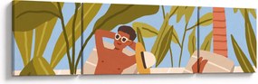 Obraz - Czas letni (170x50 cm)