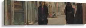 Obraz - John Singer Sargent, Street in Venice, reprodukcje (170x50 cm)