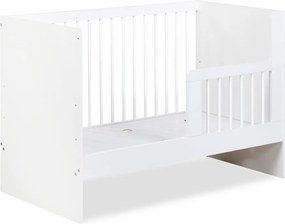 Łóżeczko z funkcją sofki Karolina I 120x60, kolor biały