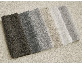 Beżowy narożnik z materiału bouclé (prawostronny/z szezlongiem) Leonore – Bobochic Paris