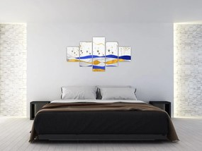 Obraz - Złote Góry (125x70 cm)
