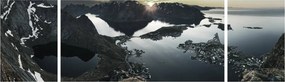 Obraz - Norweskie góry (170x50 cm)