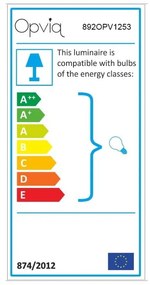 Czarno-biały kinkiet Profil – Opviq lights