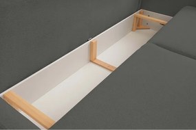 Sofa LOOP z funkcja spania i pojemnikiem GRAFIT RAVEN 13