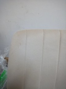 PROMOCJA Kremowe aksamitne krzesło LAVA BUTTER CREAM II. jakość
