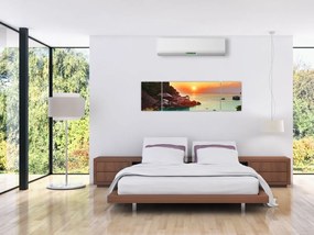 Obraz pięknej plaży (170x50 cm)