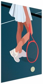 Plakat Tenisistka 40x60 cm bez ramy z marginesem ARTGEIST B