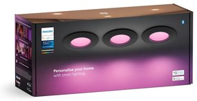 Inteligentne lampy LED wpuszczane w sufit zestaw 3 szt. 8 W Slim – Philips Hue