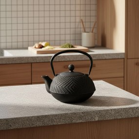 Czajnik żeliwny z zaparzaczem KAMIN, 900 ml